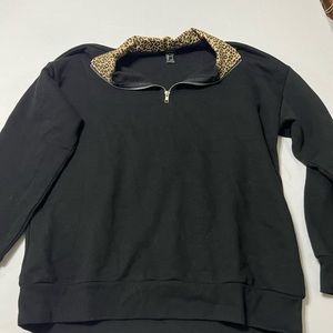 forever 21 cheetah zip up